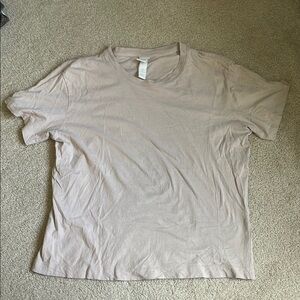 H&M Tan / Cream Plain T-shirt!